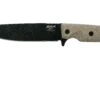 EKA RTG1 Black Blade, Canvas Micarta Cuchillo De Supervivencia -Leatherman Tienda EK 50020 01 eka