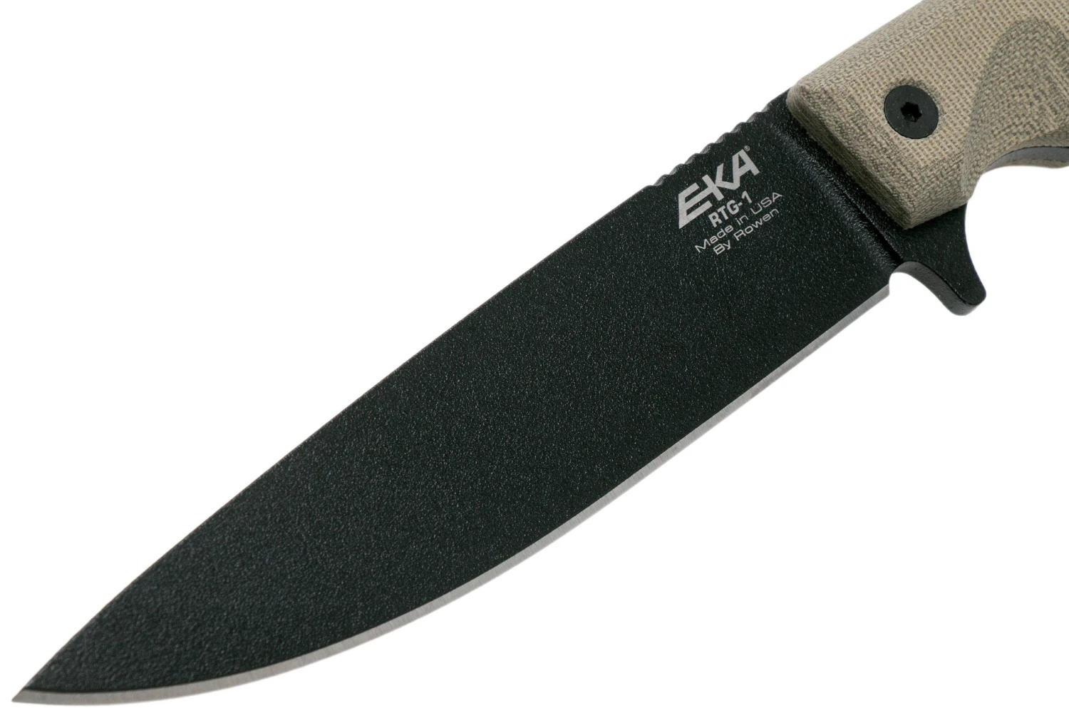 EKA RTG1 Black Blade, Canvas Micarta Cuchillo De Supervivencia 5 EKA RTG1 Black Blade, Canvas Micarta Cuchillo De Supervivencia - Imagen 3