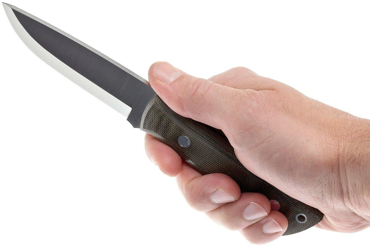 Brisa Trapper 95 - N690Co Scandi - Green Canvas Micarta - 2017 - Cuchillo Bushcraft 8 Brisa Trapper 95 - N690Co Scandi - Green Canvas Micarta - 2017 - Cuchillo Bushcraft - Imagen 6