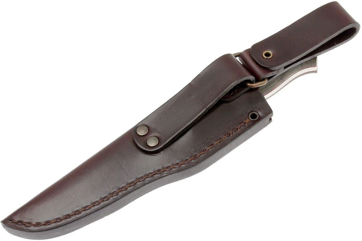 Brisa Trapper 95 - N690Co Scandi - Green Canvas Micarta - 2017 - Cuchillo Bushcraft 10 Brisa Trapper 95 - N690Co Scandi - Green Canvas Micarta - 2017 - Cuchillo Bushcraft - Imagen 8