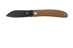 Fox Knives Livri FX-273MCBB Knivesandtools Exclusive, Brown Micarta, Black Slipjoint Navaja