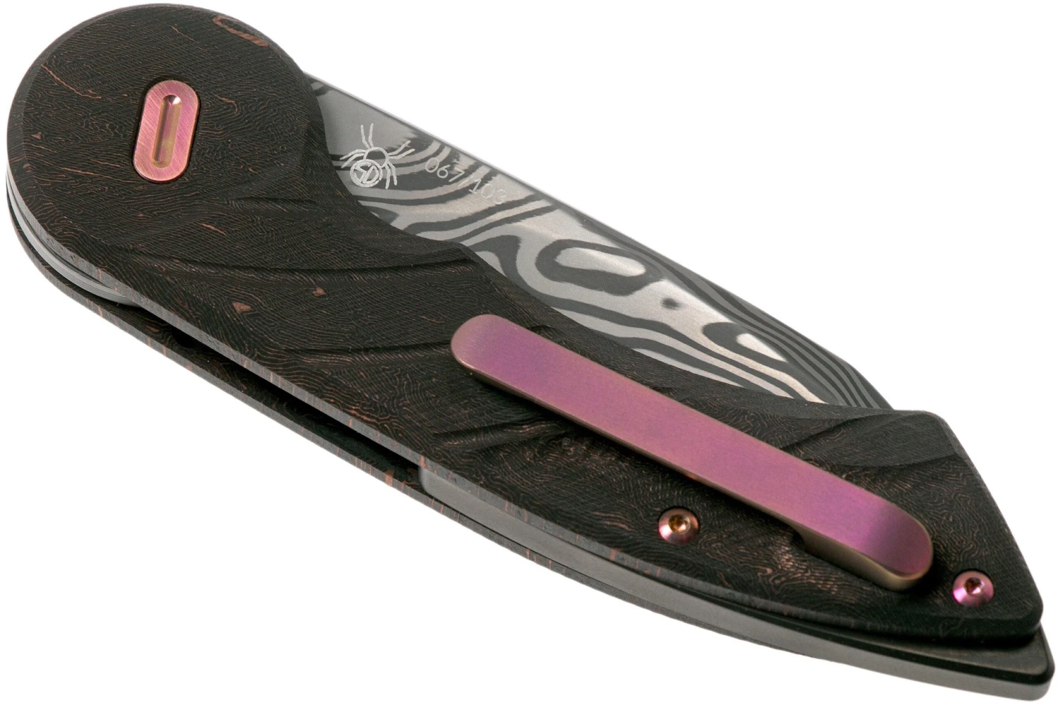 Fox Knives Radius FX-550 DCFR Damacore Space Coral Carbon Fibre Limited Edition Navaja 6 Fox Knives Radius FX-550 DCFR Damacore Space Coral Carbon Fibre Limited Edition Navaja - Imagen 4