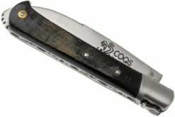 Fontenille Pataud 5 Coqs, Cuerno De Búfalo Crudo, 5CBB -Leatherman Tienda FP5CBB 03 fontenille pataud 5 coqs fp5cbb 03