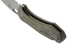 GiantMouse ACE Atelier, Elmax, Green Canvas Micarta Navaja -Leatherman Tienda GMATELIER GRN CANVAS 04 giantmouse