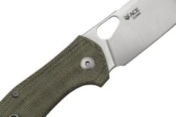 GiantMouse ACE Atelier, Elmax, Green Canvas Micarta Navaja -Leatherman Tienda GMATELIER GRN CANVAS 05 giantmouse