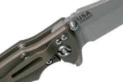 Rick Hinderer Eklipse 3.5” Tanto, CPM 20CV Battle Bronze, Black G10 Navaja -Leatherman Tienda HRK EK35 TA BR BK 06 rick hinderer knives