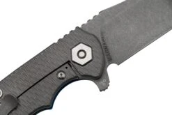 Rick Hinderer Project X, MagnaCut Clip Point, Working Finish, Blue G10 Navaja -Leatherman Tienda HRK PJX MC CP WFL 05 rickhinderer