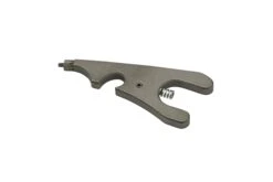 Rick Hinderer Project X, MagnaCut Clip Point, Working Finish, Blue G10 Navaja -Leatherman Tienda HRK PJX MC CP WFL 08 rickhinderer