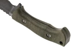 Rick Hinderer Ranch Bowie Green Canvas Micarta, DLC Stonewashed, Cuchillo Bowie -Leatherman Tienda HRK TRB DLC GM 04 rick hinderer knives