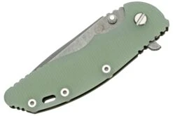 Rick Hinderer XM-18 3.5" Spanto S45VN Stonewash, Battle Bronze, Translucent G10, CPM S45VN Navaja -Leatherman Tienda HRK XM1835S45 BBTG 05 rickhinderer