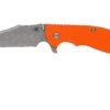 Rick Hinderer XM-24 4” Bowie, CPM 20CV, Working Finish, Orange G10 Navaja -Leatherman Tienda HRK XM24 BW WF OR 01 rick hinderer knives