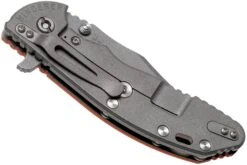 Rick Hinderer XM-24 4” Bowie, CPM 20CV, Working Finish, Orange G10 Navaja 12 Rick Hinderer XM-24 4” Bowie, CPM 20CV, Working Finish, Orange G10 Navaja -Leatherman Tienda HRK XM24 BW WF OR 04 rick hinderer knives