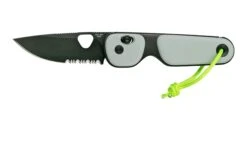The James Brand The Redstone Primer Gray, Black Serrated KN118170-01 Navaja