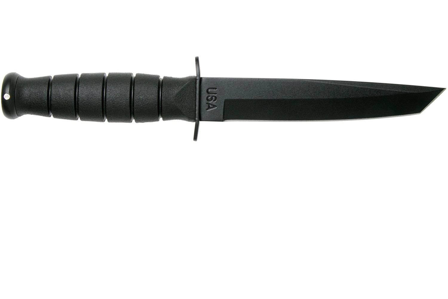 KA-BAR Short Tanto 1254, Cuchillo Fijo, Funda De Cuero 4 KA-BAR Short Tanto 1254, Cuchillo Fijo, Funda De Cuero - Imagen 2