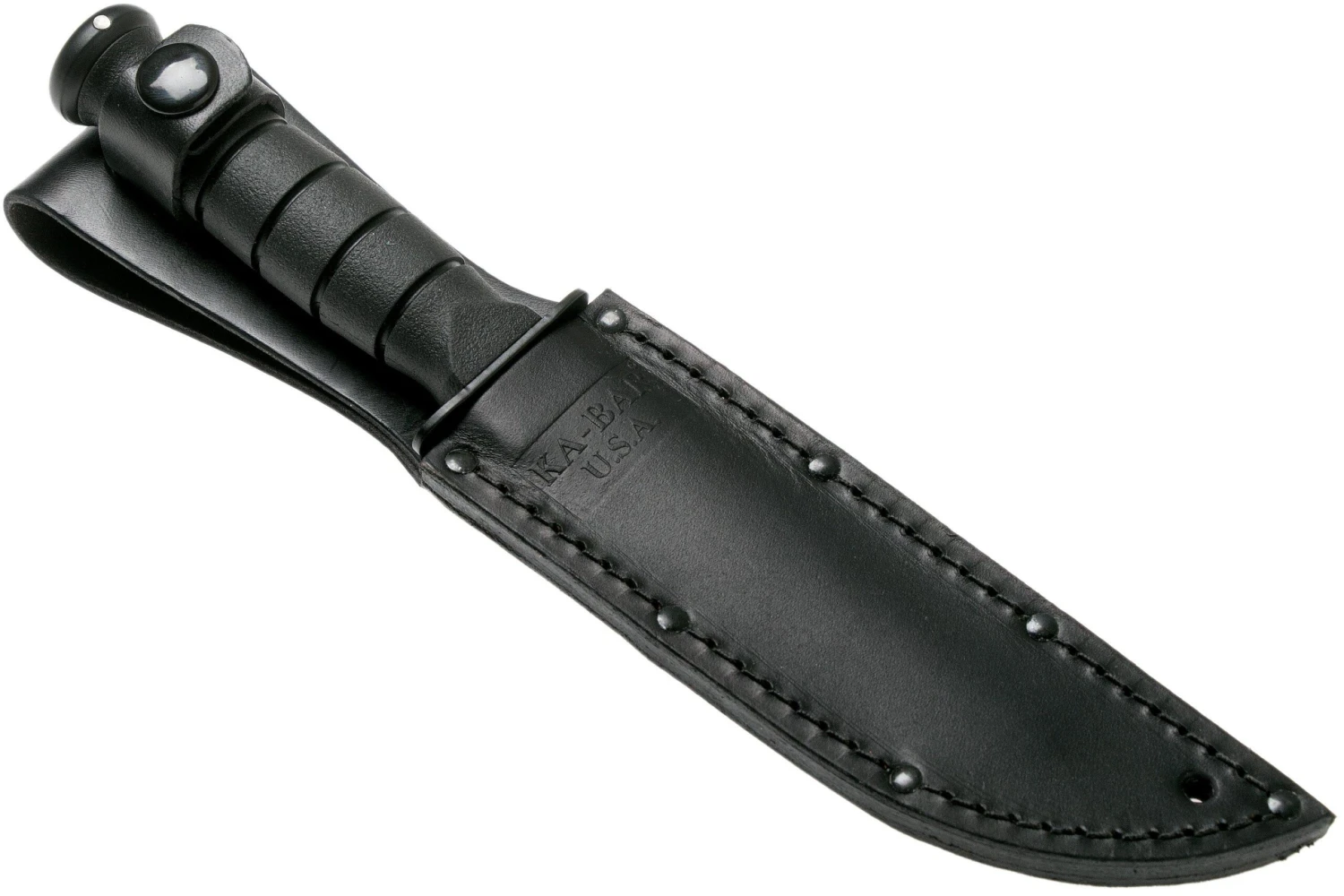 KA-BAR Short Tanto 1254, Cuchillo Fijo, Funda De Cuero 9 KA-BAR Short Tanto 1254, Cuchillo Fijo, Funda De Cuero - Imagen 7