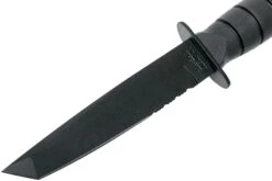 KA-BAR Short Tanto 1255 Parcialmente Dentado, Funda De Cuero -Leatherman Tienda KA1255 03 ka bar