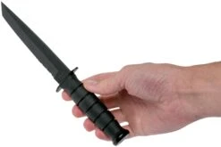 KA-BAR Short Tanto 1255 Parcialmente Dentado, Funda De Cuero -Leatherman Tienda KA1255 06 ka bar