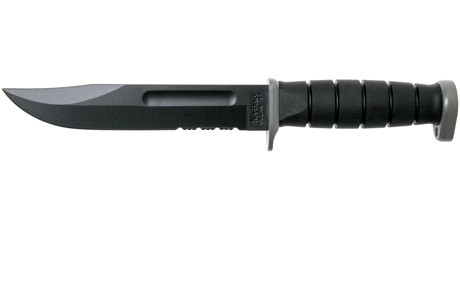 KA-BAR D2 Extreme Fighting Knife 1282, Serrated Blade, Kraton Handle, Funda De Plástico 3 KA-BAR D2 Extreme Fighting Knife 1282, Serrated Blade, Kraton Handle, Funda De Plástico