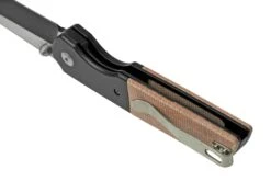 Kansept Warrior T1005T5 Black Tanto, Brown Micarta Navaja, Diseño Kim Ning -Leatherman Tienda KST1005T5 04 kansept