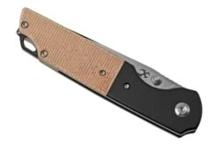 Kansept Warrior T1005T5 Black Tanto, Brown Micarta Navaja, Diseño Kim Ning -Leatherman Tienda KST1005T5 06 kansept
