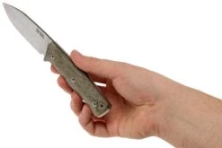 LionSteel B35 CVG Green Canvas Micarta Cuchillo Bushcraft -Leatherman Tienda LI B35 CVG 06 lionsteel