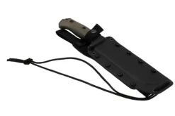 LionSteel M7B CVG Black, Green Canvas Micarta Cuchillo Fijo, Molletta Design -Leatherman Tienda LI M7B CVG 06 lionsteel