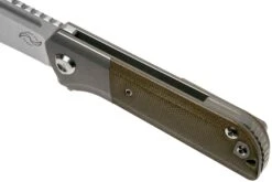 Liong Mah Lanny V2, Green Canvas Micarta, Satin M390 Navaja 16 Liong Mah Lanny V2, Green Canvas Micarta, Satin M390 Navaja -Leatherman Tienda LO LA2 GCM 07 liong mah design