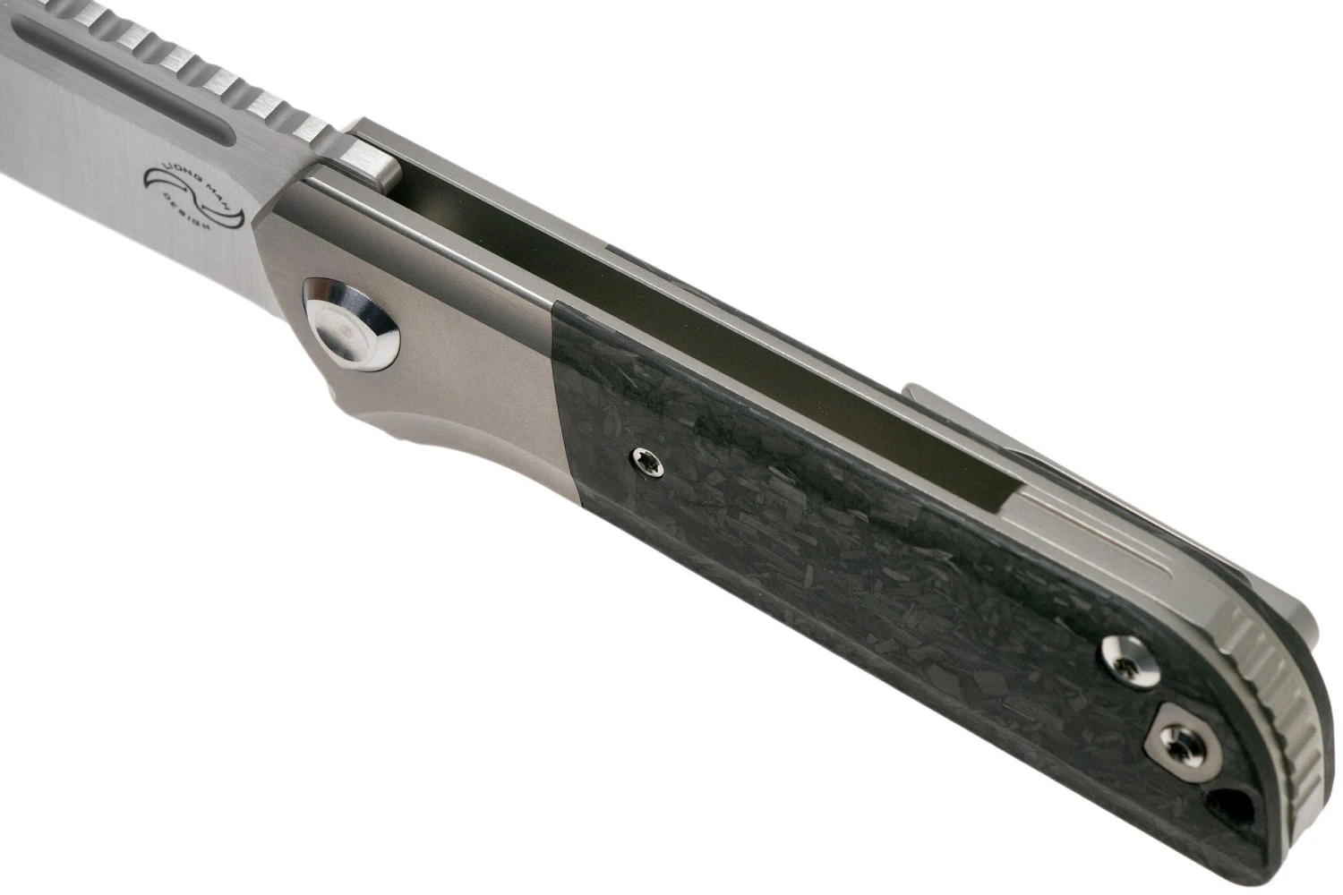 Liong Mah Lanny V2, Marble Carbon Fibre, Satin M390 Navaja 9 Liong Mah Lanny V2, Marble Carbon Fibre, Satin M390 Navaja - Imagen 7