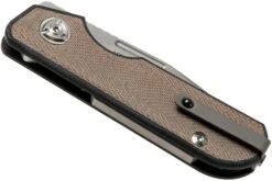 Liong Mah Traveller Spearpoint Green Canvas Micarta Navaja -Leatherman Tienda LO TR SP GCM 04 liong mah