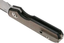 Liong Mah Traveller Spearpoint Green Canvas Micarta Navaja -Leatherman Tienda LO TR SP GCM 05 liong mah