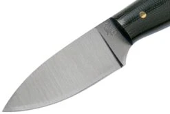 LT Wright Patriot, A2, Polished Black Micarta, Blue Liners, Leather Sheath, Cuchillo De Exterior -Leatherman Tienda LT PAT BM BL POL LS 03 lt wright