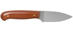 LT Wright Patriot, A2, Polished Natural Micarta, Red Liners, Leather Sheath, Cuchillo De Exterior -Leatherman Tienda LT PAT NM RL POL LS 02 lt wright