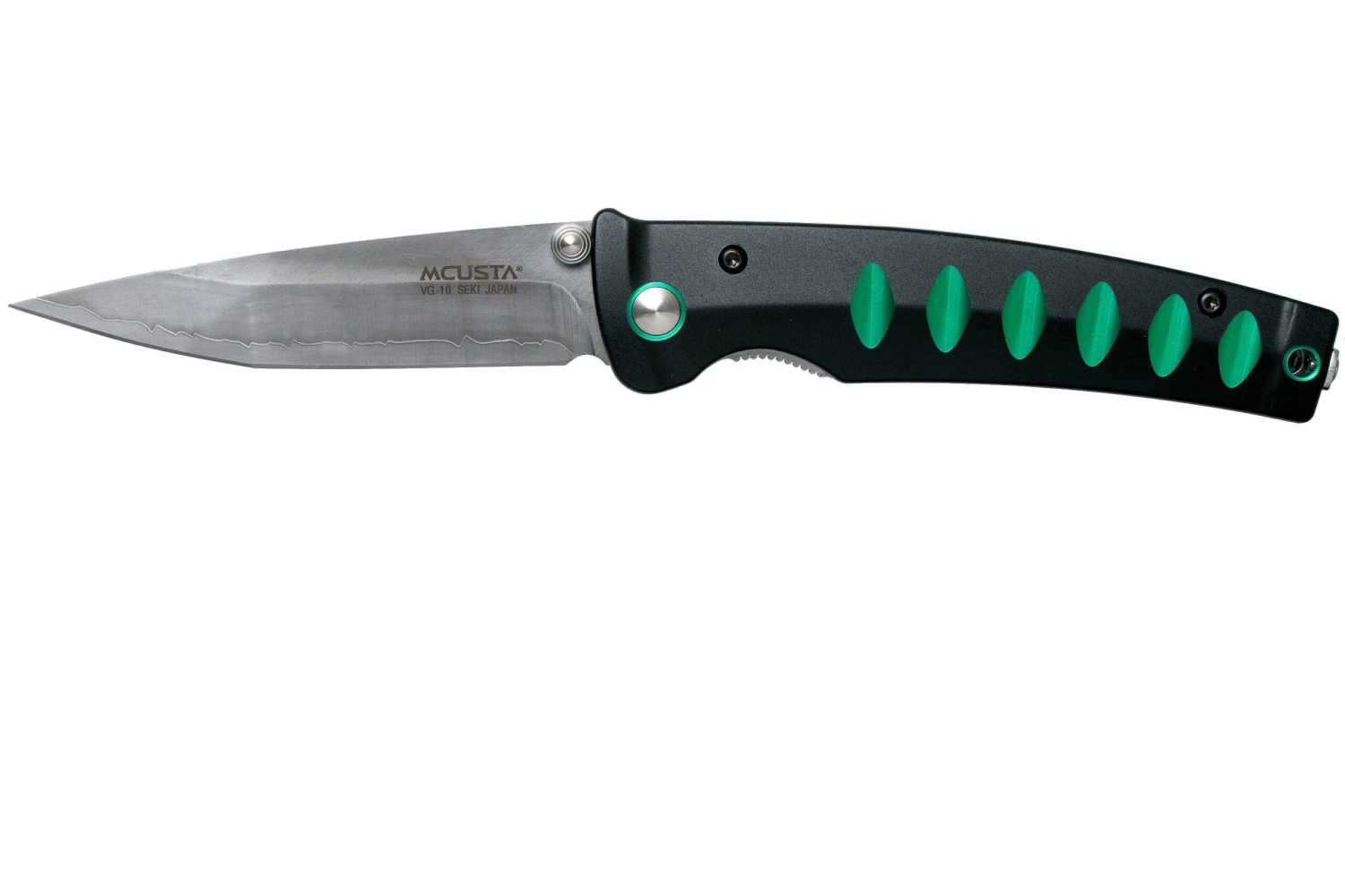 Mcusta MC-0044C Katana, Zwart/verde, Cuchillo De Caballero 3 Mcusta MC-0044C Katana, Zwart/verde, Cuchillo De Caballero