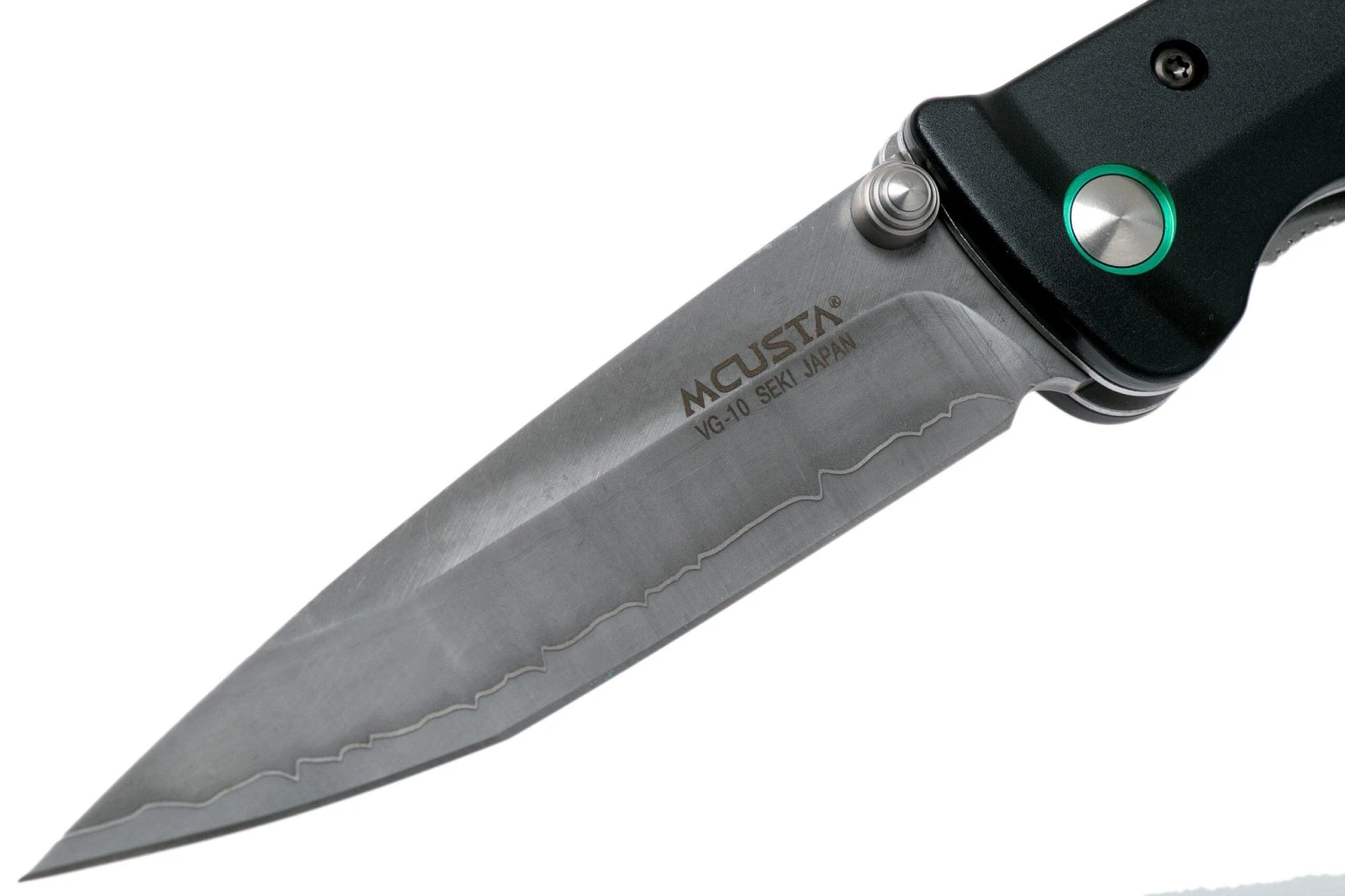 Mcusta MC-0044C Katana, Zwart/verde, Cuchillo De Caballero 5 Mcusta MC-0044C Katana, Zwart/verde, Cuchillo De Caballero - Imagen 3