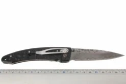 Mcusta MC-114BD Forge Shadow, Negro, Cuchillo De Caballero -Leatherman Tienda MC114BD 06 mcusta tsuchi zwart aluminium damast mc114bd d6