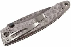 Mcusta MC-114D Forge Tsuchi Large Cuchillo De Caballero 13 Mcusta MC-114D Forge Tsuchi Large Cuchillo De Caballero -Leatherman Tienda MC114D 04 mcusta tsuchi blank aluminium damast mc114d d4