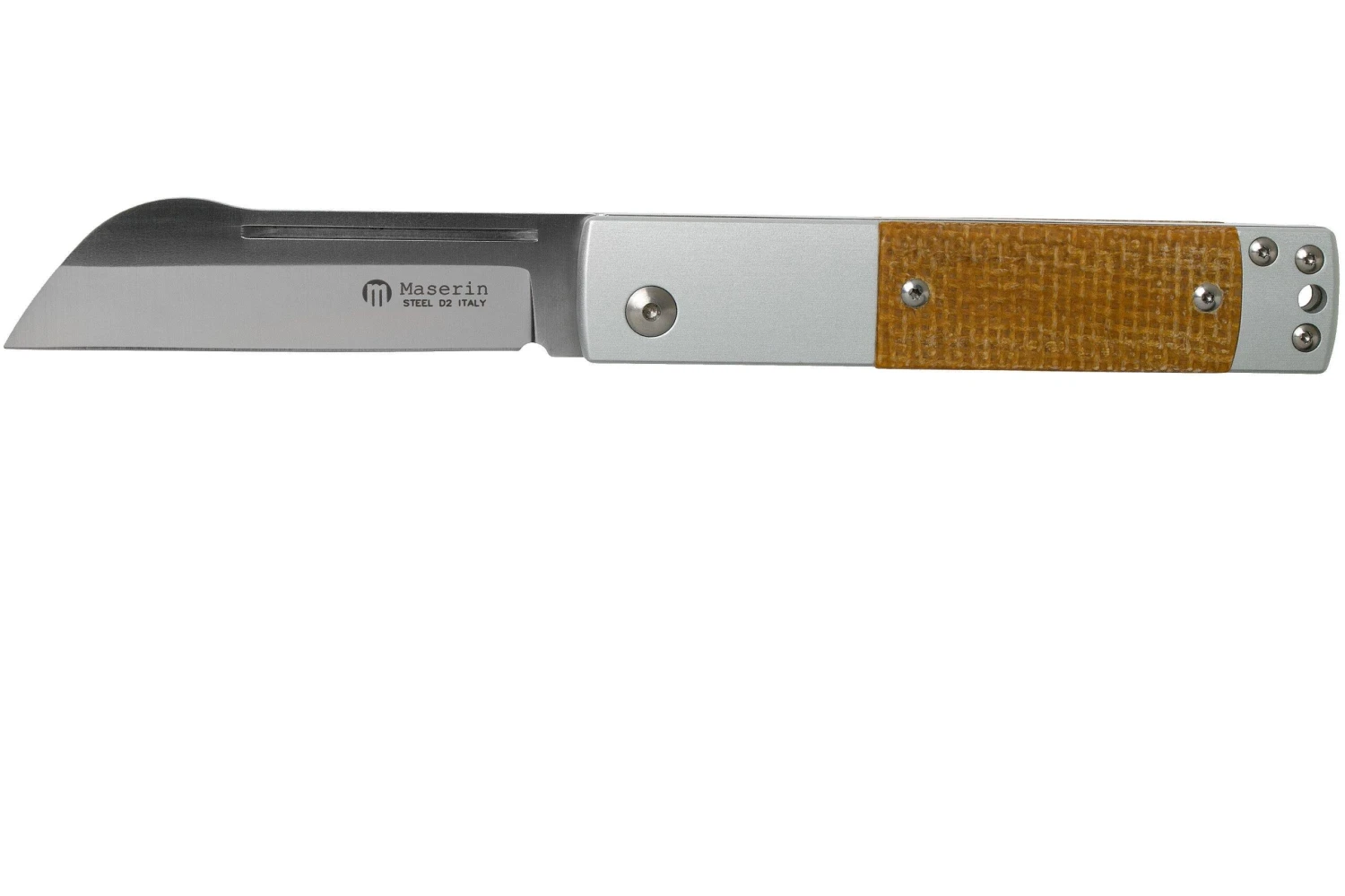 Maserin In-Estro Brown Micarta 165/MCM Navaja Slipjoint 3 Maserin In-Estro Brown Micarta 165/MCM Navaja Slipjoint