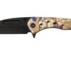 Medford Praetorian Slim Flipper S35VN PVD Tanto Blade, Bronze Steampunk Handle, Navaja -Leatherman Tienda MF 23 PSF 03 01 medford