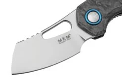 MKM Isonzo FX03M-2CM Cleaver Marble Carbon Fiber Navaja, Diseño Jesper Voxnaes -Leatherman Tienda MMK FX03M 2CM 03 mkm