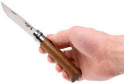 Opinel Navaja No. 8 Luxury Range, Acero Inoxidable, Madera De Nogal -Leatherman Tienda OP002025 07 opinel op002025 07