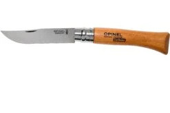 Opinel Navaja No. 010, Acero Carbono, Longitud De La Cuchilla 10 Cm