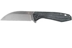 QSP Knife Pelican QS118-D2 Satin, Blue Micarta Navaja