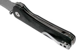 QSP Knife Hawk QS131-E Shredded Fibra De Carbono, Damascus Navaja -Leatherman Tienda QS131 E 05 qsp