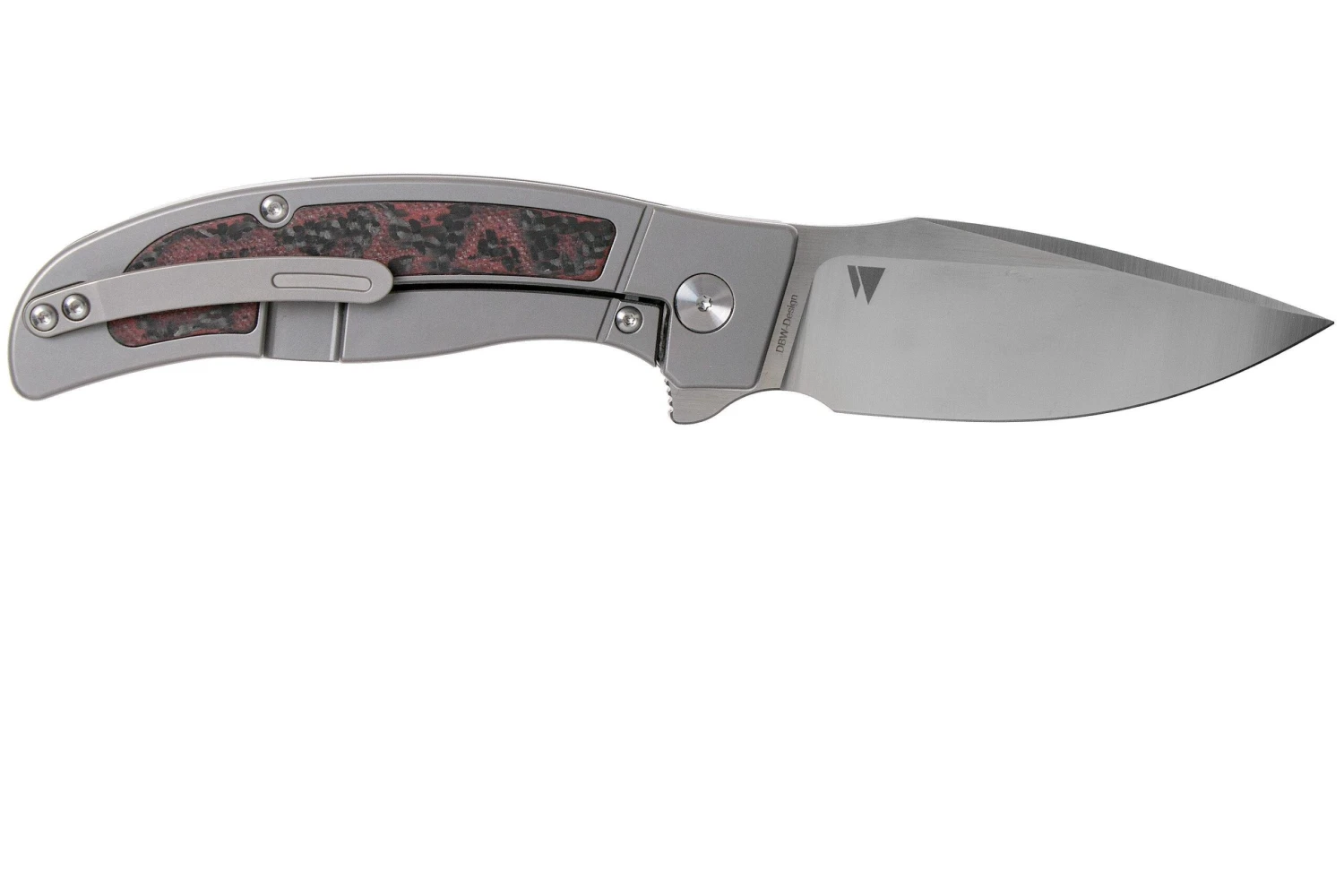 QSP Knife Legatus QS136-B Fibra De Carbono. Red G10 Cuchillo De Caballero, DBW Design 4 QSP Knife Legatus QS136-B Fibra De Carbono. Red G10 Cuchillo De Caballero, DBW Design - Imagen 2