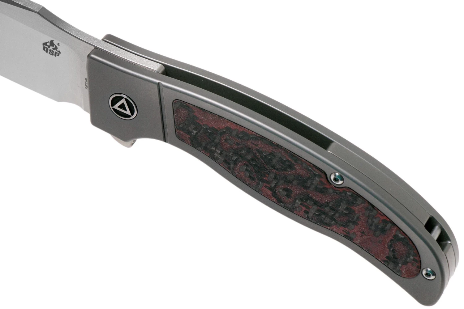 QSP Knife Legatus QS136-B Fibra De Carbono. Red G10 Cuchillo De Caballero, DBW Design 9 QSP Knife Legatus QS136-B Fibra De Carbono. Red G10 Cuchillo De Caballero, DBW Design - Imagen 7