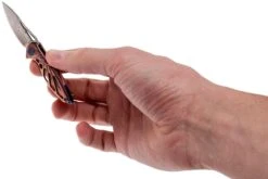 Rike Mini Hummingbird Navaja Damascus, Rosa -Leatherman Tienda RKMINI PK 08 rike knives mini hummingbird rkmini pk 08