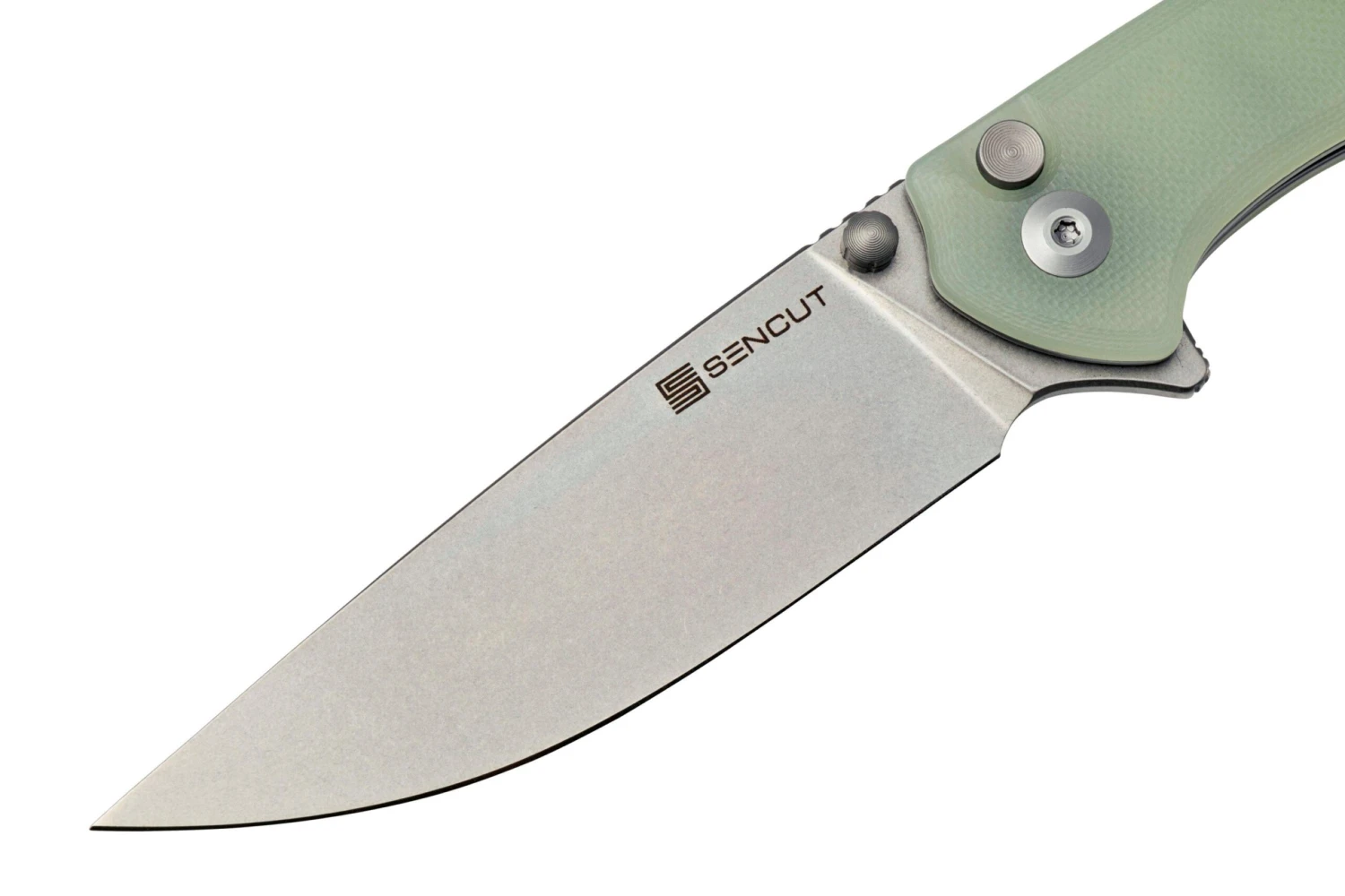 SENCUT Crowley S21012-1 Stonewashed, Natural G10, Navaja 5 SENCUT Crowley S21012-1 Stonewashed, Natural G10, Navaja - Imagen 3