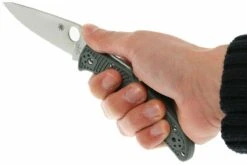 Spyderco Endura 4 Gris, C10FPGY -Leatherman Tienda SPC10FPGY 07 spyderco endura grijs spc10fpgy d7