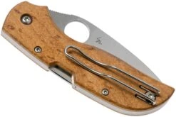 Spyderco Chaparral Birdseye Maple Wood C152WDP Navaja -Leatherman Tienda SPC152WDP 04 spyderco