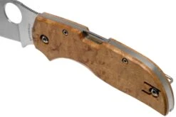 Spyderco Chaparral Birdseye Maple Wood C152WDP Navaja -Leatherman Tienda SPC152WDP 07 spyderco